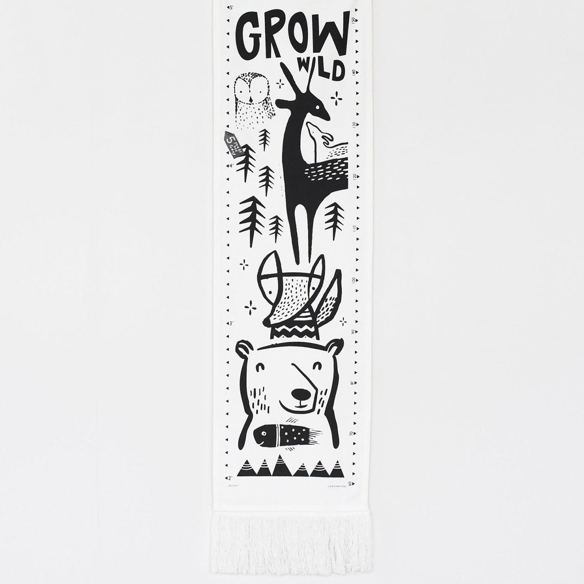 Wee Gallery Canvas Growth Chart - Woodland - WG371