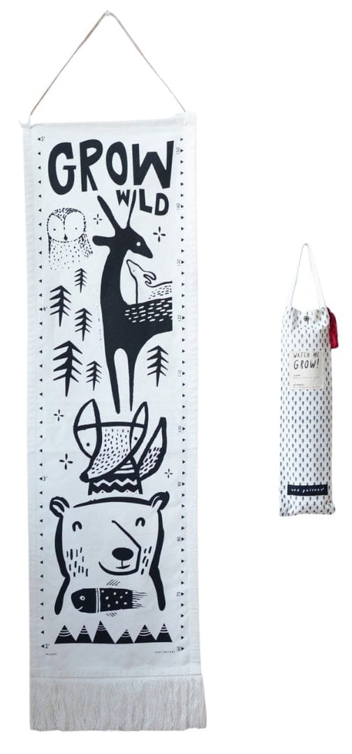 Wee Gallery Canvas Growth Chart - Woodland - WG371