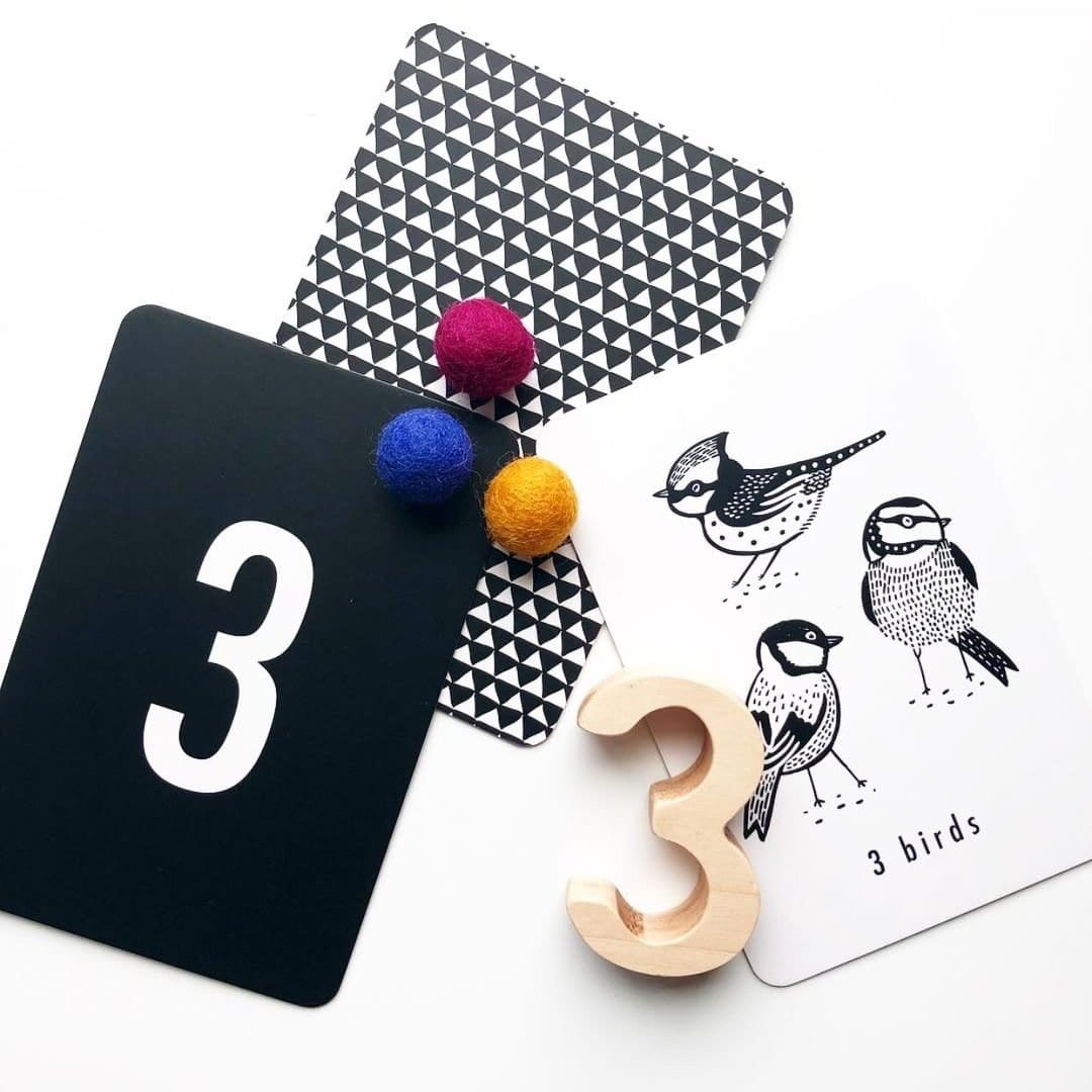 Wee Gallery Number Cards - Nature - WG126