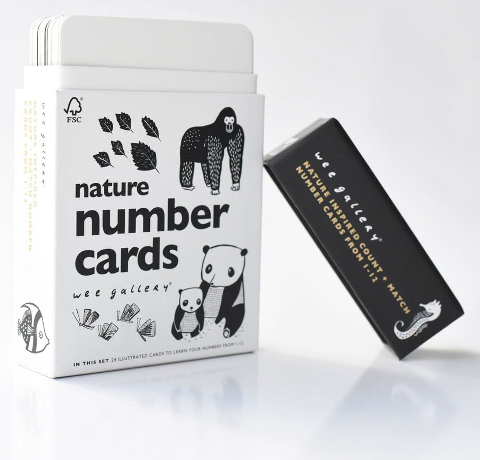Wee Gallery Number Cards - Nature - WG126