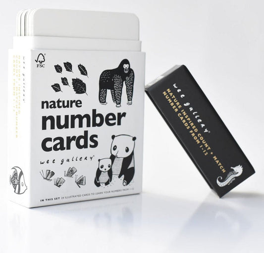 Wee Gallery Number Cards - Nature - WG126