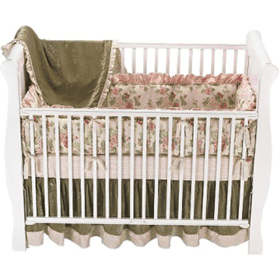 Wendy Bellissimo Vintage Teaberry 4 Piece Crib Set - 44120