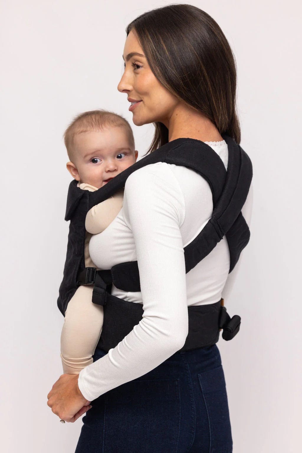 WildBird Aerial Buckle Baby Carrier, XS - XL - Raven - SC-BC1Raven-XSXL