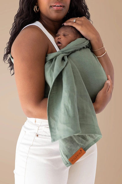 WildBird Linen Ring Sling, Standard (74") - Acadian / Gold - RS-LTC-Acadian-74G