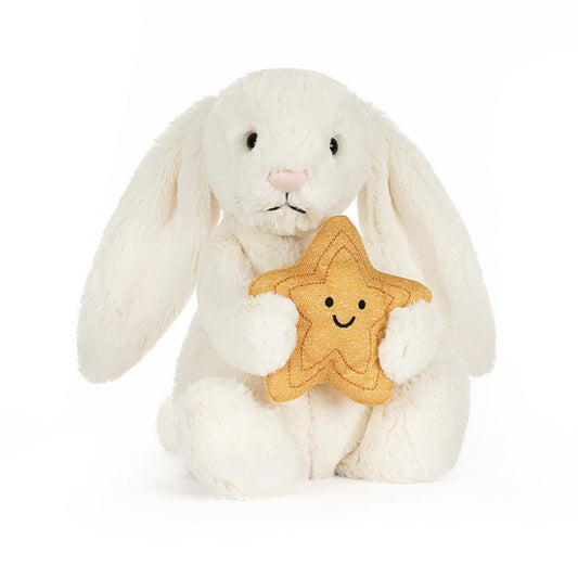 Jellycat Cream Bunny with Star - BB3STAR