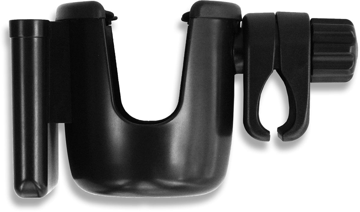 WonderFold 2-In-1 Cup & Phone Holder - Black (fits all wagons) - WCPH