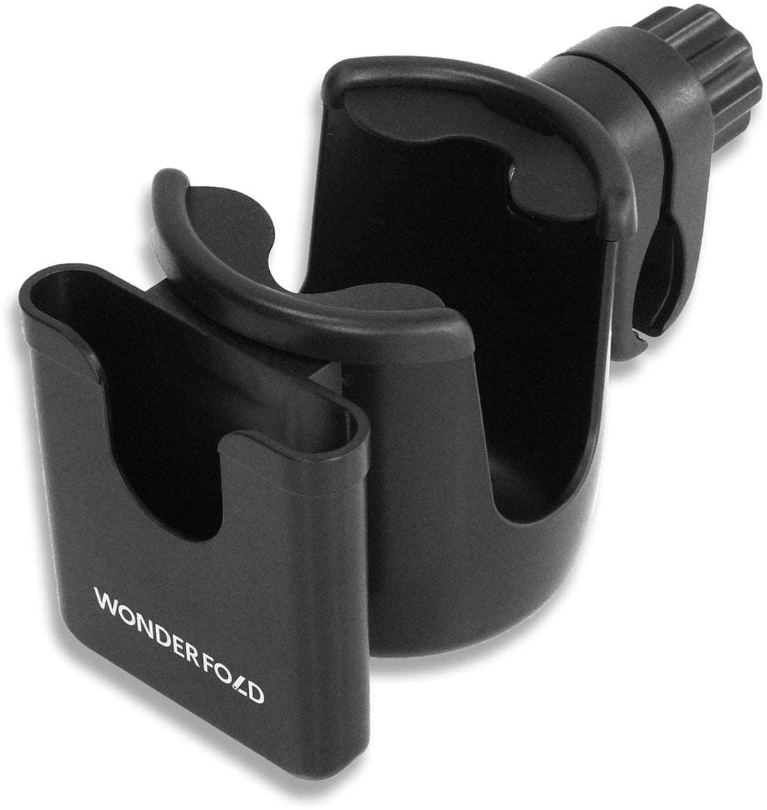 WonderFold 2-In-1 Cup & Phone Holder - Black (fits all wagons) - WCPH
