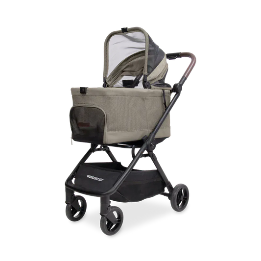 WonderFold Bella Pet Stroller - Dune - P20-BRN