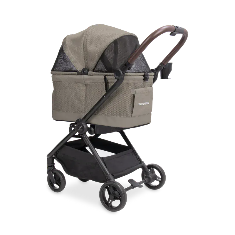WonderFold Bella Pet Stroller - Dune - P20-BRN