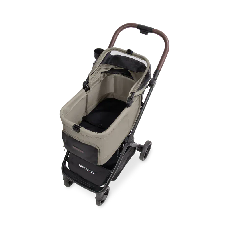 WonderFold Bella Pet Stroller - Dune - P20-BRN