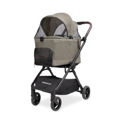 WonderFold Bella Pet Stroller - Dune - P20-BRN