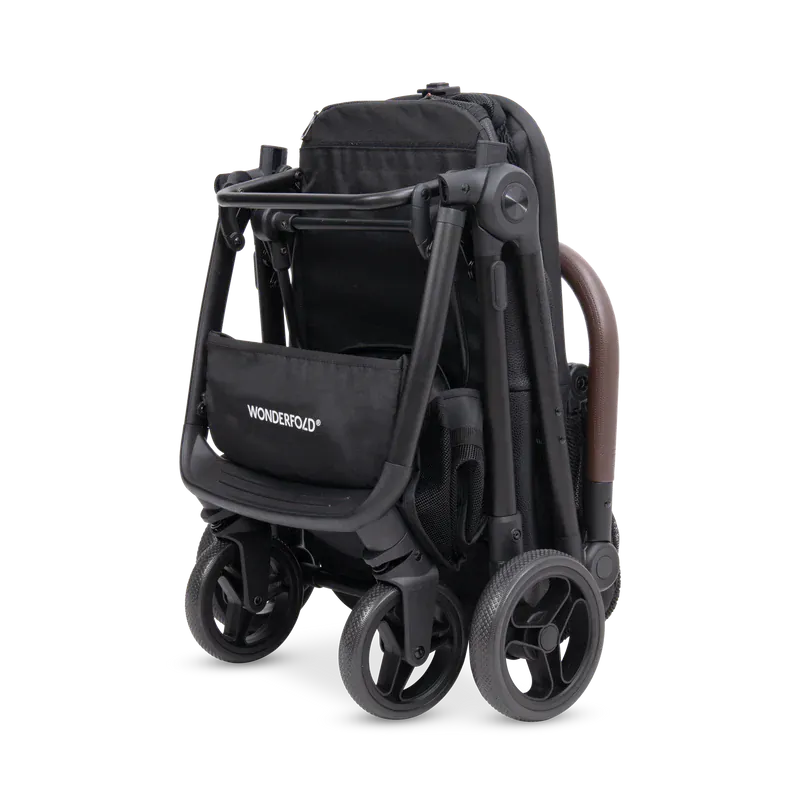 WonderFold Bella Pet Stroller - Graphite Black - P20-BLK