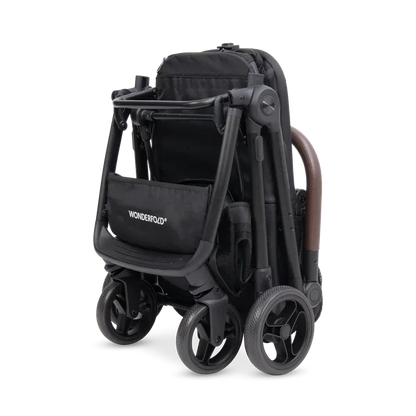 WonderFold Bella Pet Stroller - Graphite Black - P20-BLK