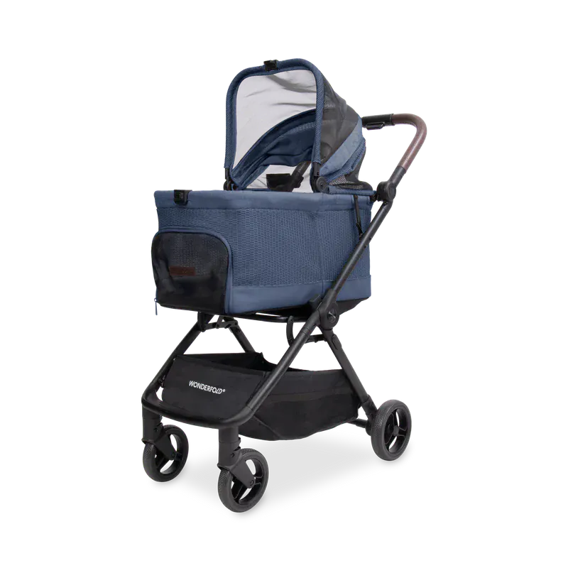 WonderFold Bella Pet Stroller - Harbor - P20-BLU