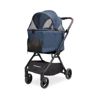 WonderFold Bella Pet Stroller - Harbor - P20-BLU