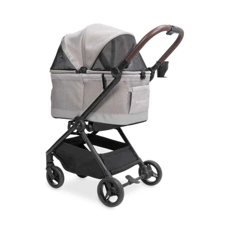 WonderFold Bella Pet Stroller - Light Gray - P20-GRY