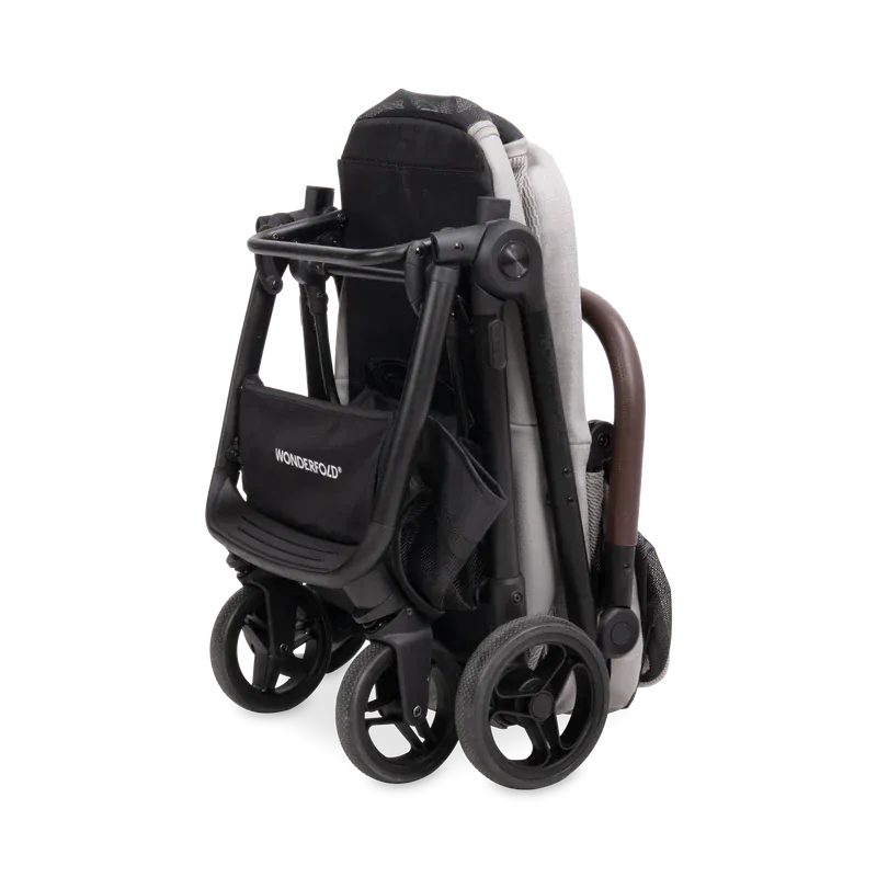 WonderFold Bella Pet Stroller - Light Gray - P20-GRY