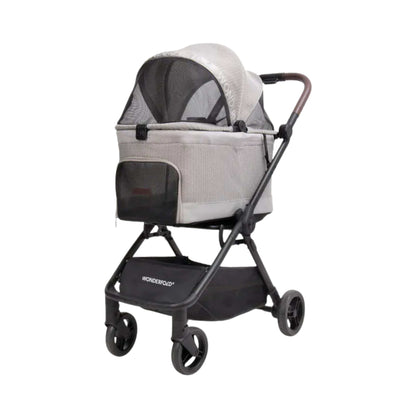WonderFold Bella Pet Stroller - Light Gray - P20-GRY