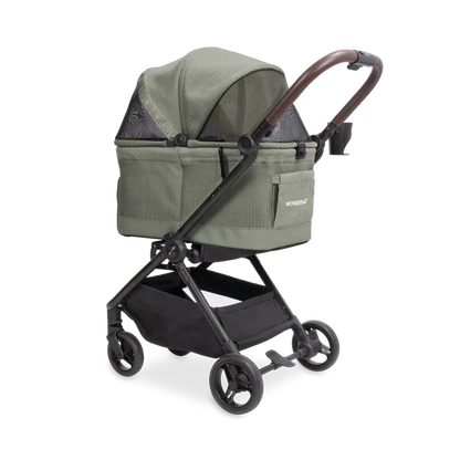 WonderFold Bella Pet Stroller - Moss - P20-GN