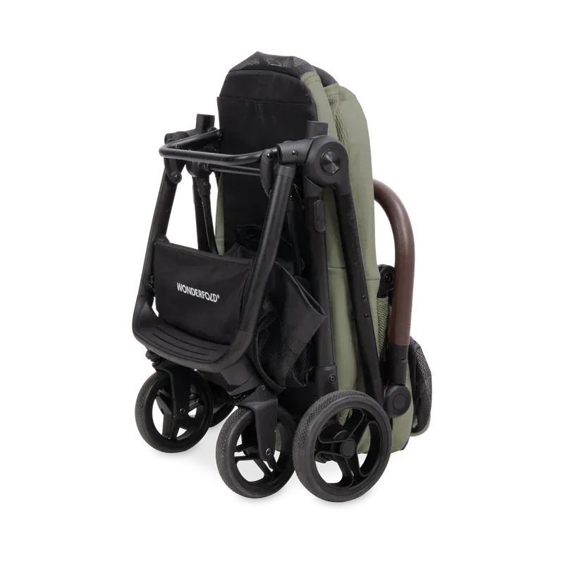 WonderFold Bella Pet Stroller - Moss - P20-GN