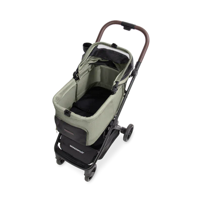 WonderFold Bella Pet Stroller - Moss - P20-GN