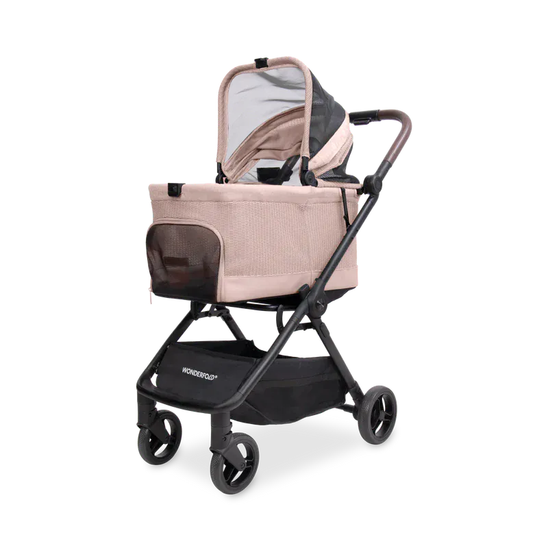 WonderFold Bella Pet Stroller - Rose - P20-PK
