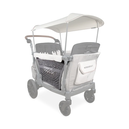 WonderFold stroller wagon with canopy and side storage mesh