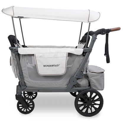 WonderFold L4 Quad (4 Seater) Stroller Wagon - Gray - L4-GRY