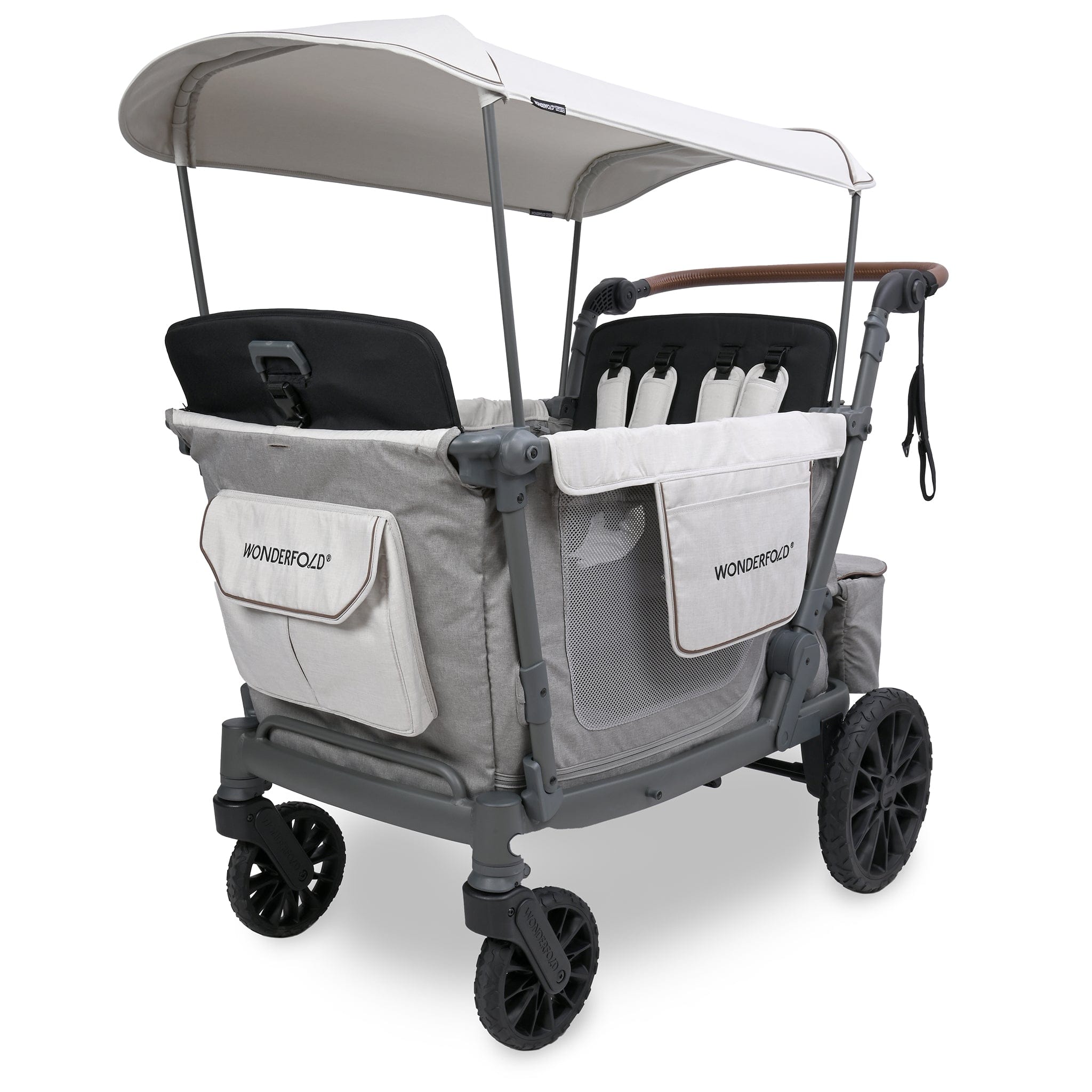 L\'AUBE BLANC 4way Twill combinaison グレー WonderFold L4 Quad (4 Seater) Stroller Wagon - Gray – Albee Baby