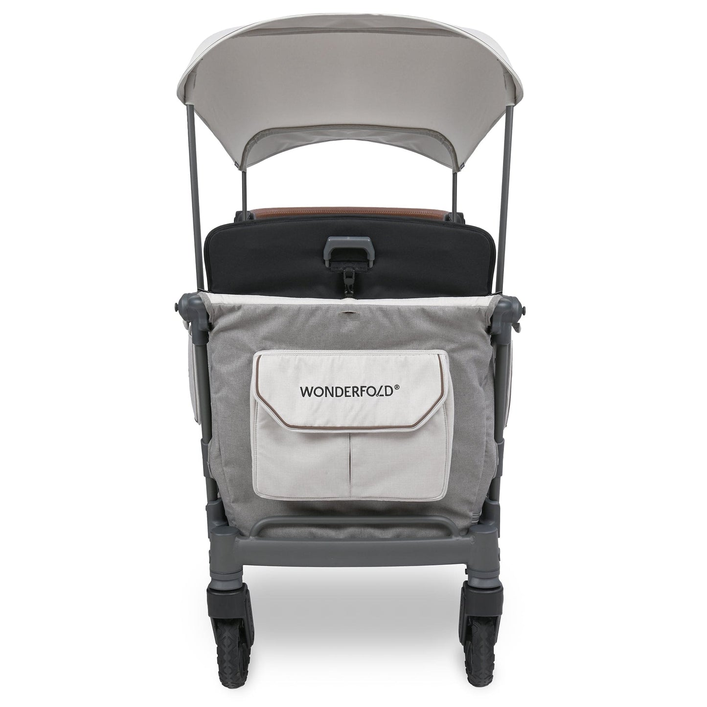 WonderFold L4 Quad (4 Seater) Stroller Wagon - Gray - L4-GRY