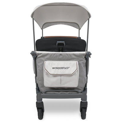 WonderFold L4 Quad (4 Seater) Stroller Wagon - Gray - L4-GRY
