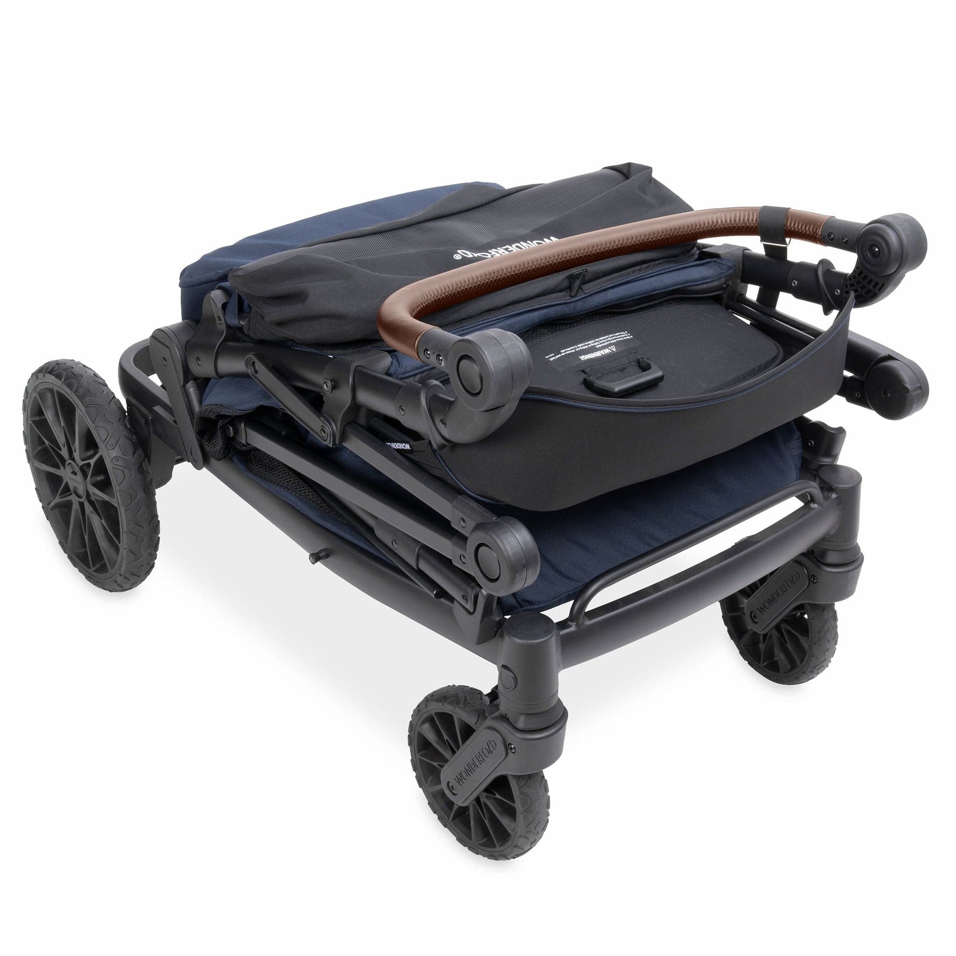 WonderFold L4 Quad (4 Seater) Stroller Wagon - Navy - L4-NVY