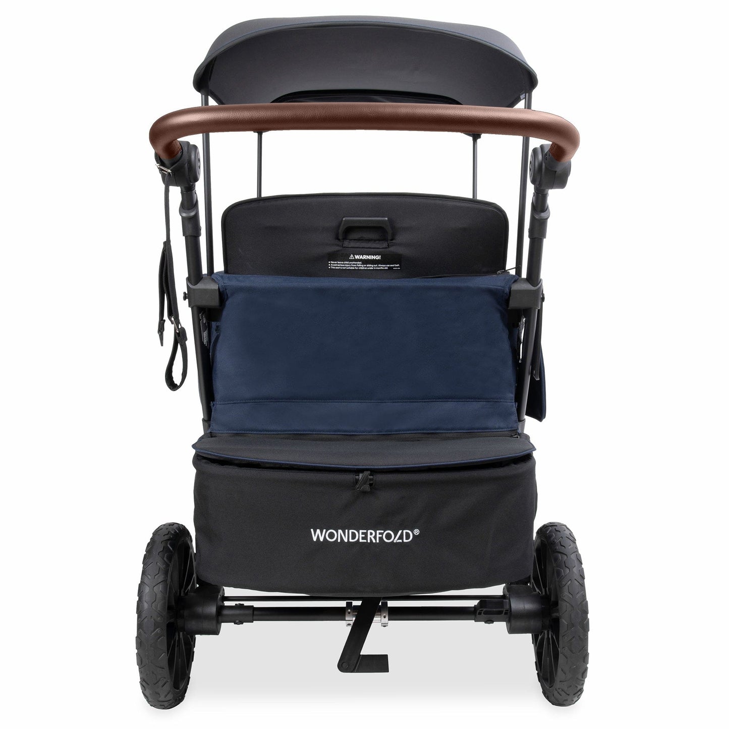 WonderFold L4 Quad (4 Seater) Stroller Wagon - Navy - L4-NVY