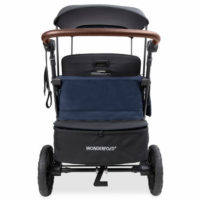WonderFold L4 Quad (4 Seater) Stroller Wagon - Navy - L4-NVY