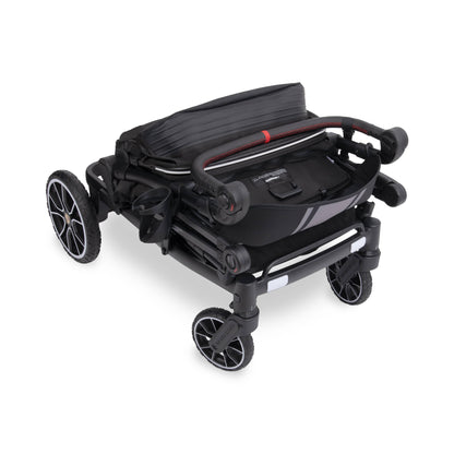 WonderFold stroller wagon in a folded position