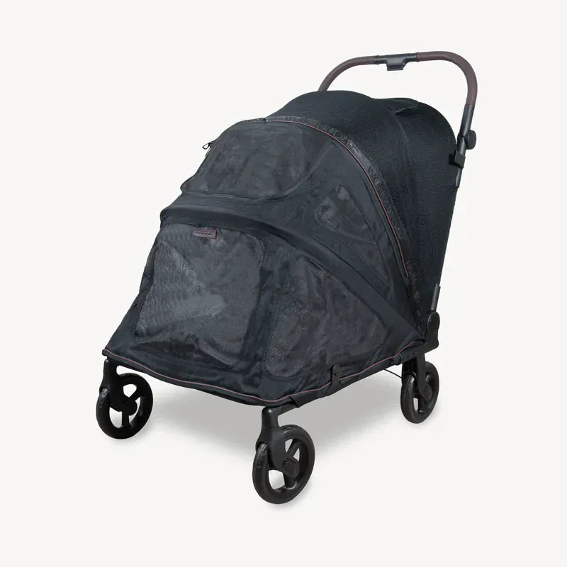 WonderFold Large Hudson Pet Stroller - Graphite Black - PFL-BLK