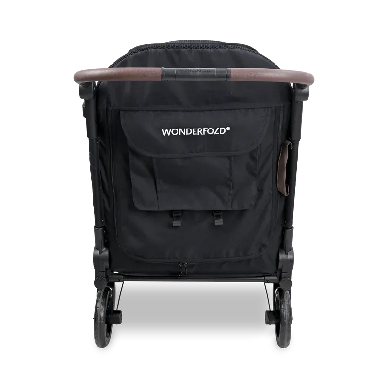 WonderFold Large Hudson Pet Stroller - Graphite Black - PFL-BLK