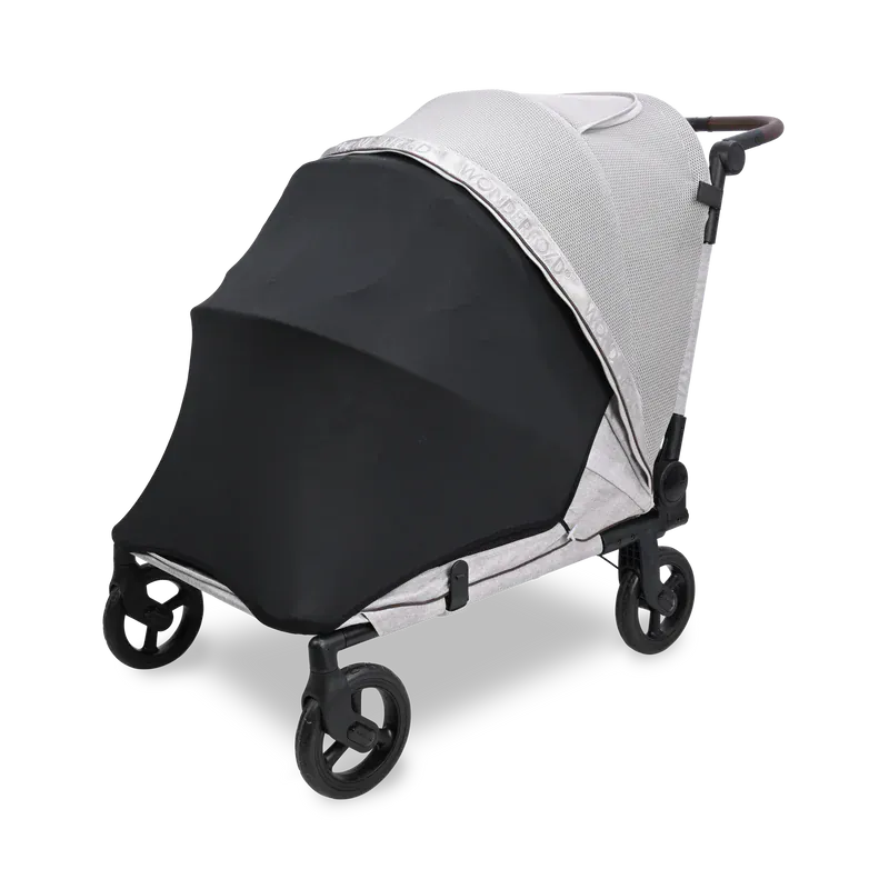 WonderFold Large Hudson Pet Stroller - Light Gray - PFL-GRY