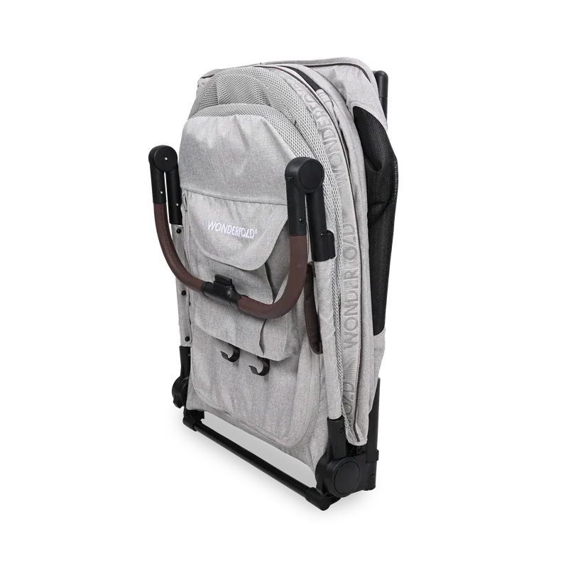 WonderFold Large Hudson Pet Stroller - Light Gray - PFL-GRY