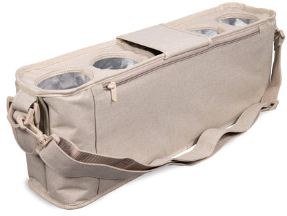 Wonderfold Large Parent Console with Insulated Cup Holders - Beige - PC04-BEIGE