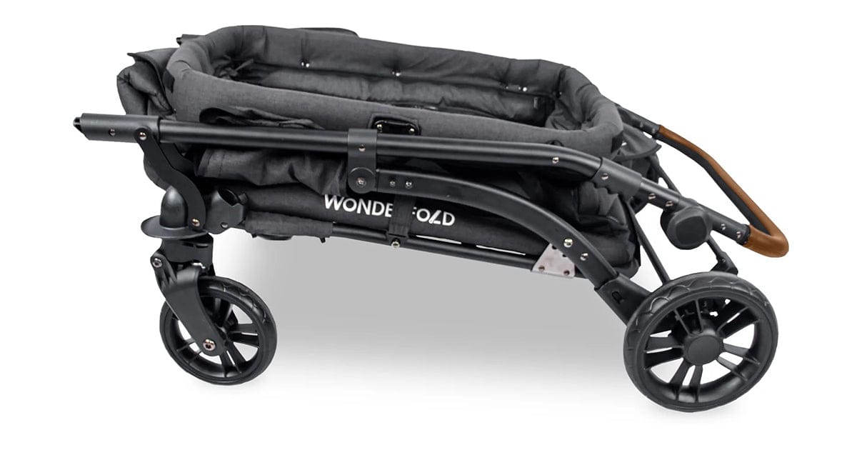 Wonderfold M1 Series (1 Seater) Stroller Wagon - Volcanic Black - M1-BLK