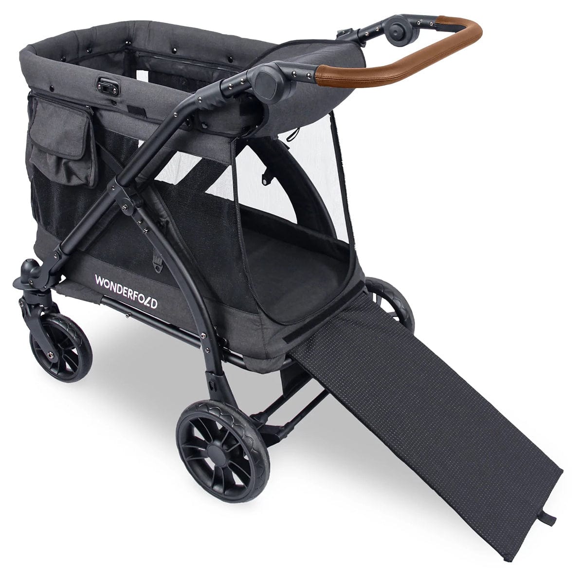 Wonderfold M1 Series (1 Seater) Stroller Wagon - Volcanic Black - M1-BLK
