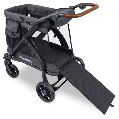 Wonderfold M1 Series (1 Seater) Stroller Wagon - Volcanic Black - M1-BLK
