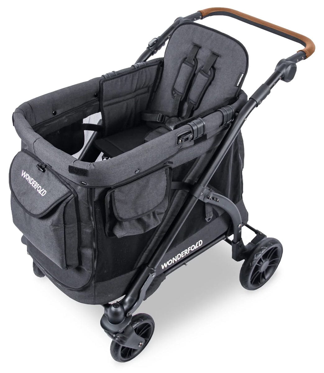 Wonderfold M1 Series (1 Seater) Stroller Wagon - Volcanic Black - M1-BLK