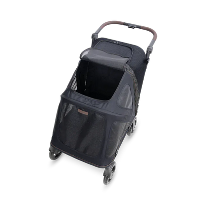 WonderFold Medium Hudson Pet Stroller - Graphite Black - PFM-BLK