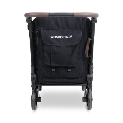 WonderFold Medium Hudson Pet Stroller - Graphite Black - PFM-BLK