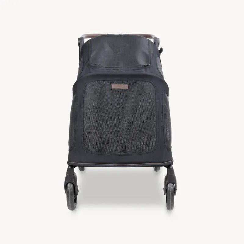 WonderFold Medium Hudson Pet Stroller - Graphite Black - PFM-BLK