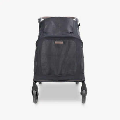 WonderFold Medium Hudson Pet Stroller - Graphite Black - PFM-BLK