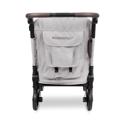 WonderFold Medium Hudson Pet Stroller - Light Gray - PFM-GRY