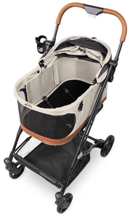 WonderFold P2 Pet Stroller - Graphite Gray - P2-GRY